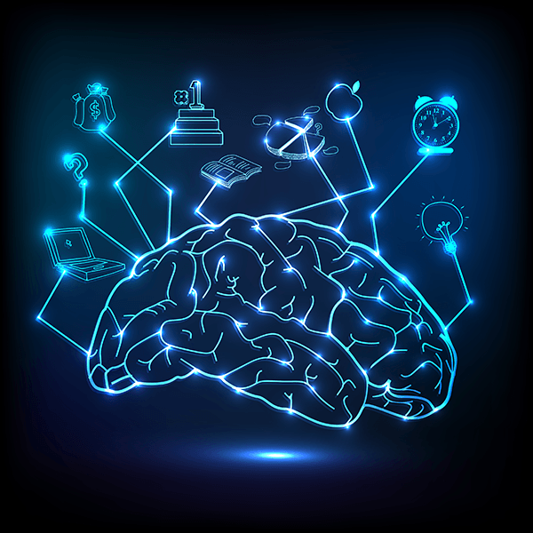 Outline of a brain